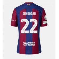 Barcelona Ilkay Gundogan #22 Domáci futbalový dres 2023-24 Krátky Rukáv